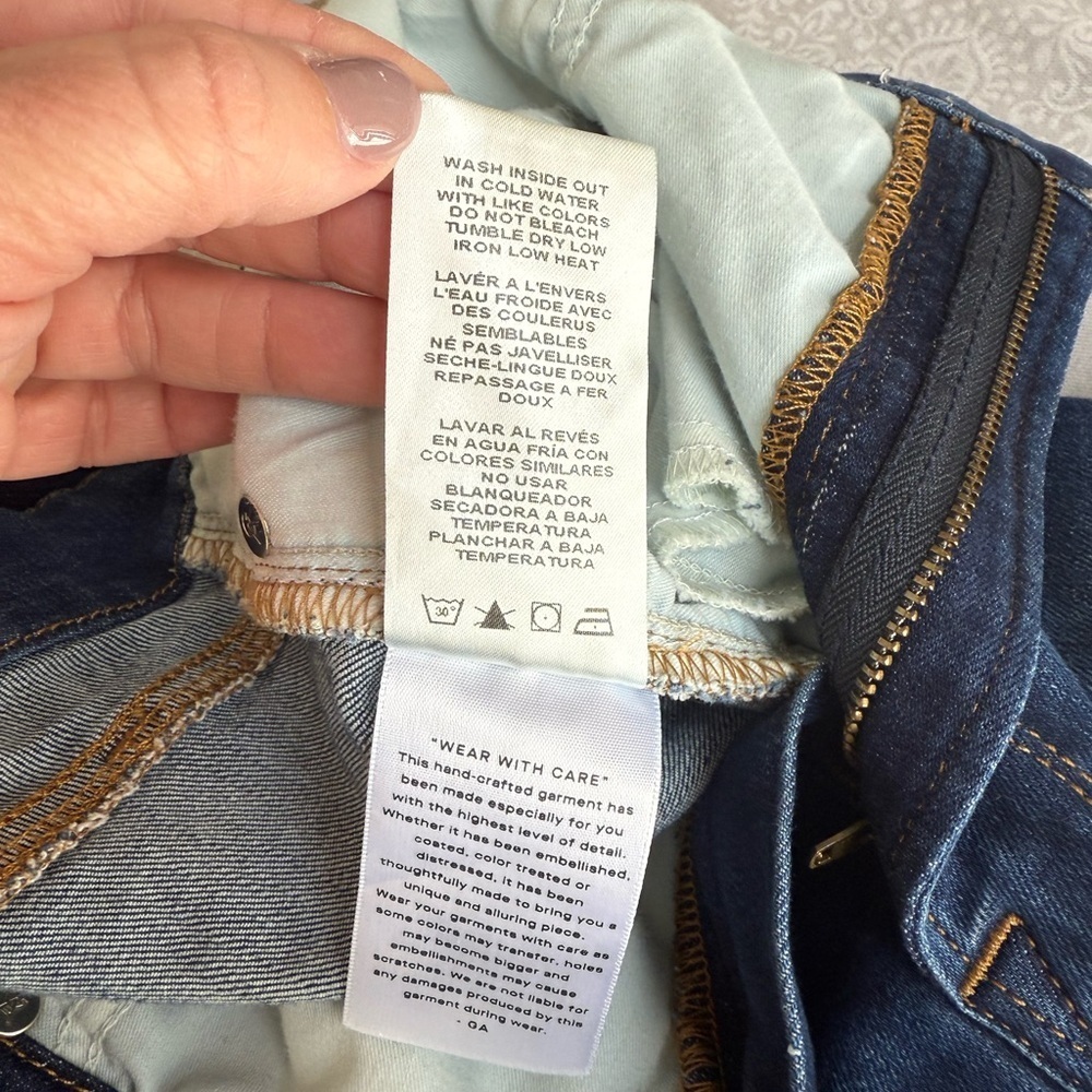 Good American Straight Leg Ankle Jeans Plus Size 22 - Picture 7 of 7